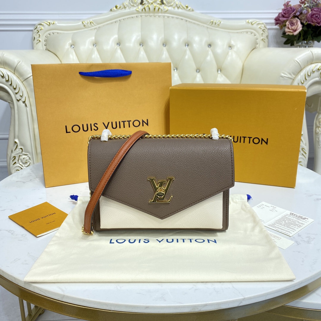 Louis Vuitton MYLOCKME CHAIN BAG Shoudler Bag M58949 Smokey/Quartz/Caramel